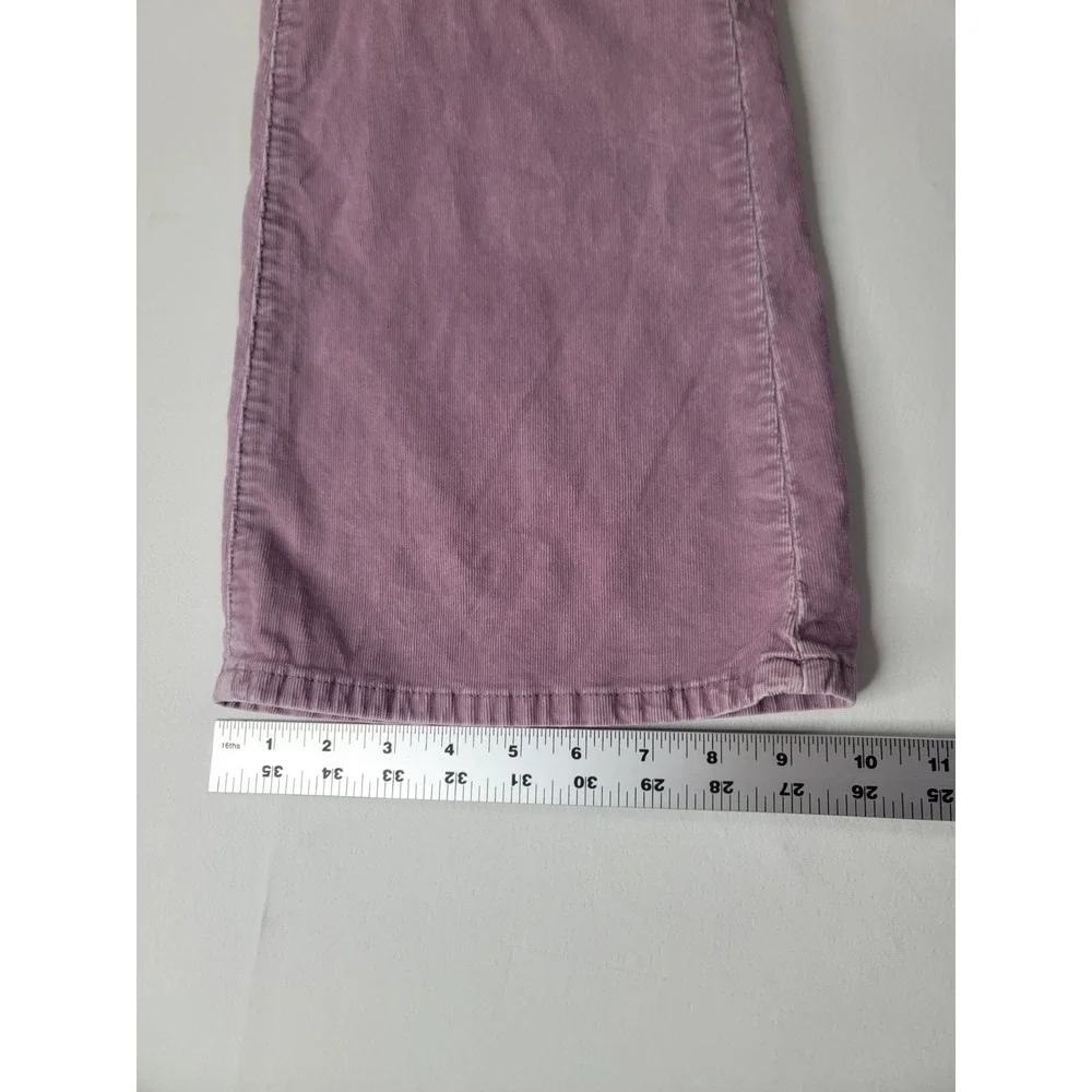 Free People We The Free Pink Corduroy High Rise Flare Pants Size 28